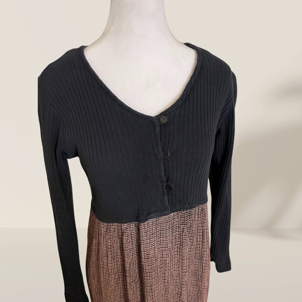 ✨ Dressing Clio Two-Tone Long Sleeve Maxi Dress – Size M - Picture 2 of 5